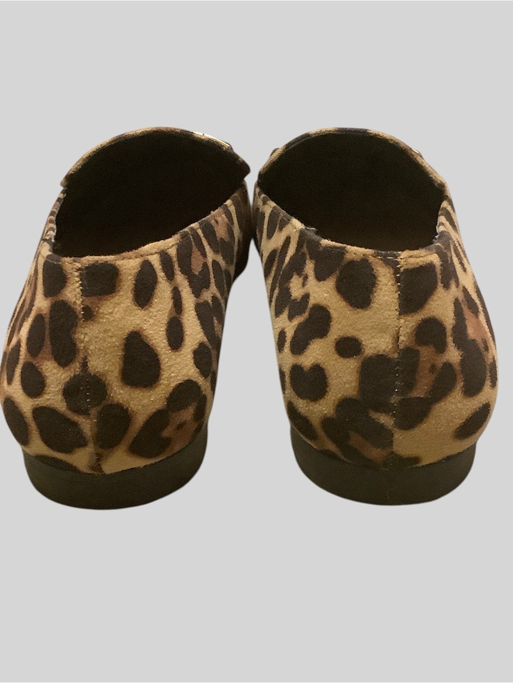 Kate and Mel Leopard Print Loafers Gold Hardware Women’s Size 7 - Picture 4 of 12